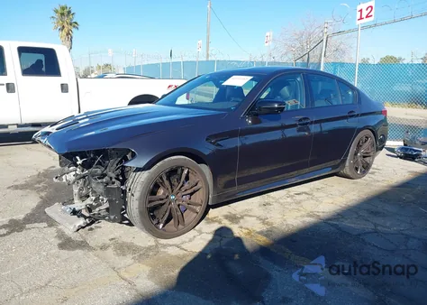 2019 BMW M5 Competition z USA, uszkodzony, nr VIN WBSJF0C58KB447976